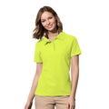 Bright Lime - Back - Stedman Womens-Ladies Cotton Polo