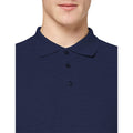 Navy - Lifestyle - Stedman Mens Long Sleeved Cotton Polo