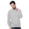 Heather Grey - Back - Stedman Mens Classic Sweat