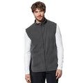 Grey Steel - Back - Stedman Mens Active Fleece Gilet