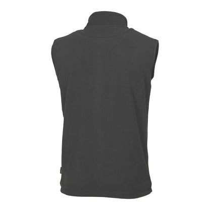 Grey Steel - Side - Stedman Mens Active Fleece Gilet