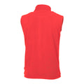 Scarlet Red - Back - Stedman Mens Active Fleece Gilet