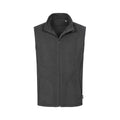 Grey Steel - Front - Stedman Mens Active Fleece Gilet