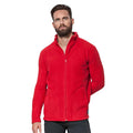 Scarlet Red - Back - Stedman Mens Active Full Zip Fleece