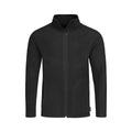 Black Opal - Front - Stedman Mens Active Full Zip Fleece