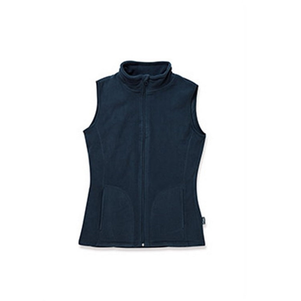 Blue Midnight - Side - Stedman Womens-Ladies Active Fleece Gilet
