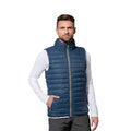 Dark Blue - Side - Stedman Mens Active Padded Vest