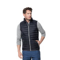 Black Opal - Side - Stedman Mens Active Padded Vest