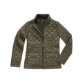 Military Green - Back - Stedman Mens Active Quilted Jacket