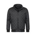 Black Opal - Front - Stedman Active Quilted Blouson Mens Jacket