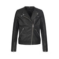 Black Opal - Front - Stedman Womens-Ladies Active Biker Jacket