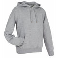 Heather Grey - Side - Stedman Mens Active Sweat Hoody