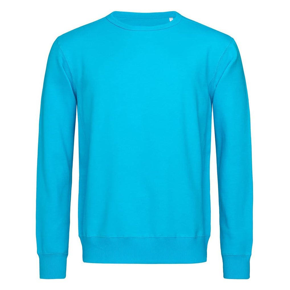 Hawaii Blue - Front - Stedman Mens Active Sweatshirt