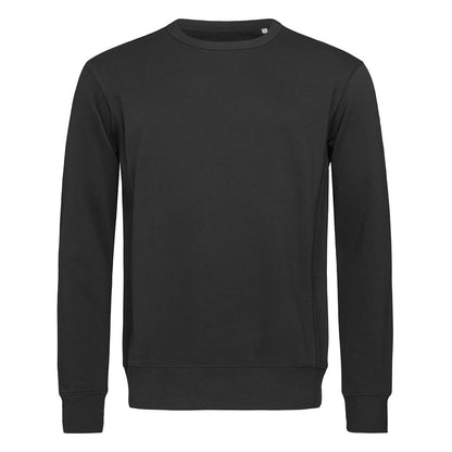 Black Opal - Front - Stedman Mens Active Sweatshirt
