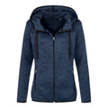 Blue - Front - Stedman Womens-Ladies Active Knitted Fleece