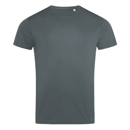 Granite Grey - Front - Stedman Mens Active Sports Tee