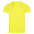 Cyber Yellow - Front - Stedman Mens Active Sports Tee