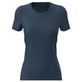 Navy - Front - Stedman Womens-Ladies Active Sports Tee
