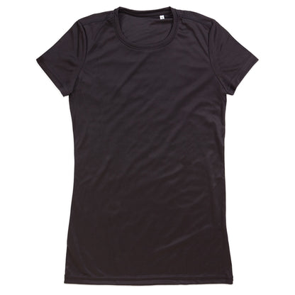 Black Opal - Front - Stedman Womens-Ladies Active Sports Tee