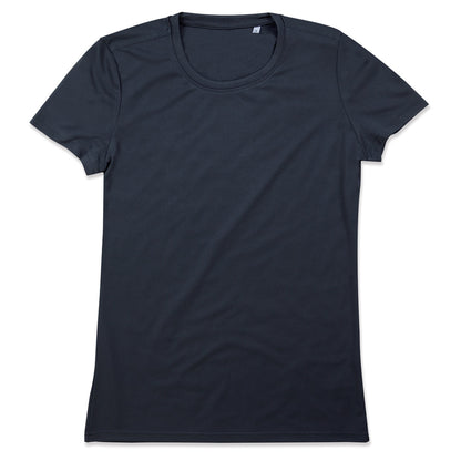 Blue Midnight - Front - Stedman Womens-Ladies Active Sports Tee