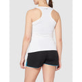 White - Back - Stedman Womens-Ladies Active Poly Sleeveless Sports Vest