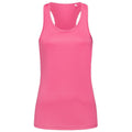 Sweet Pink - Front - Stedman Womens-Ladies Active Poly Sleeveless Sports Vest