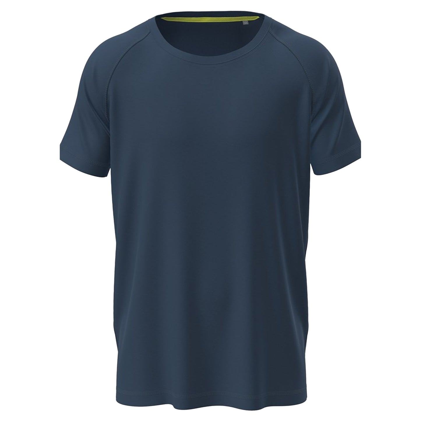 Blue Midnight - Front - Stedman Mens Active Raglan Mesh T-Shirt