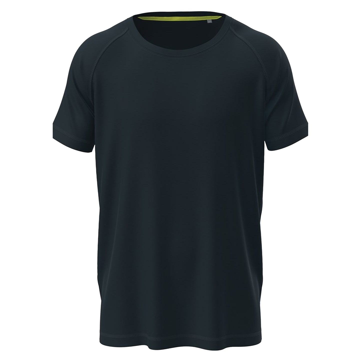 Navy - Front - Stedman Mens Active Raglan Mesh T-Shirt