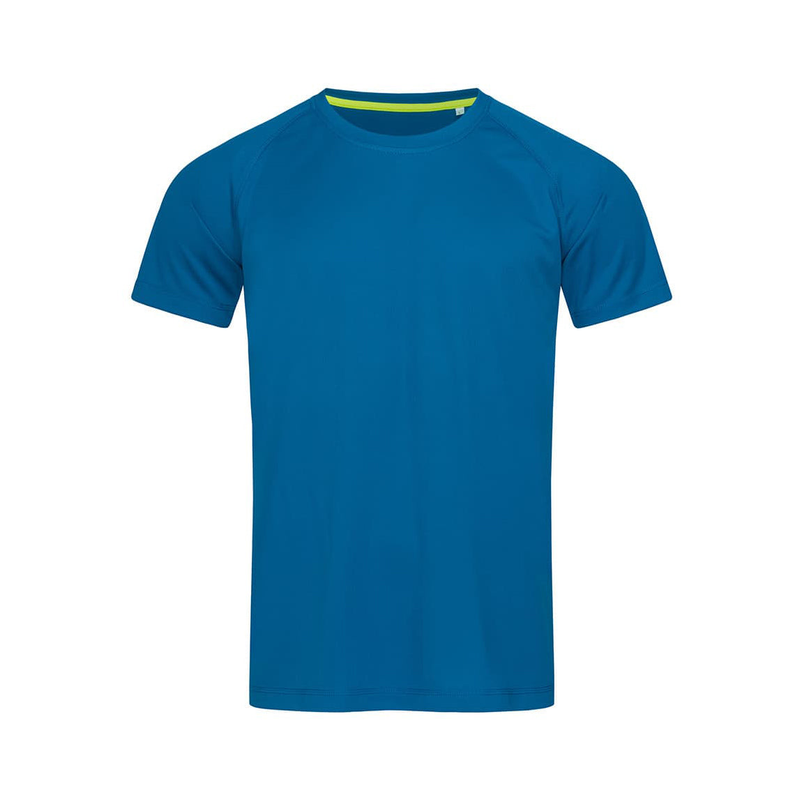 King Blue - Front - Stedman Mens Active Raglan Mesh T-Shirt