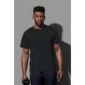 Black Opal - Back - Stedman Mens Active Cotton Touch Tee