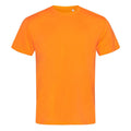 Cyber Orange - Front - Stedman Mens Active Cotton Touch Tee