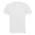White - Front - Stedman Mens Active Cotton Touch Tee
