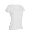 White - Front - Stedman Womens-Ladies Active Cotton Touch Tee