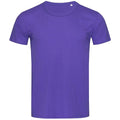 Deep Lilac - Front - Stedman Mens Stars Ben Crew Neck Tee