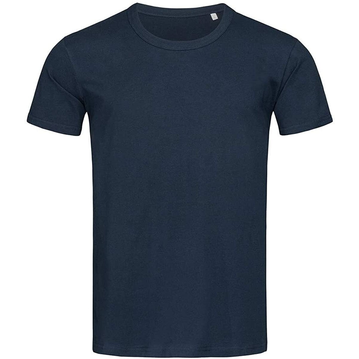 Blue - Front - Stedman Mens Stars Ben Crew Neck Tee
