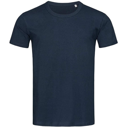 Blue - Front - Stedman Mens Stars Ben Crew Neck Tee