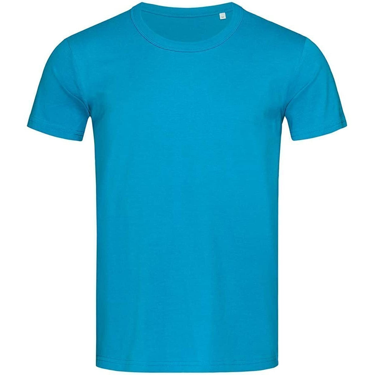 Hawaii Blue - Front - Stedman Mens Stars Ben Crew Neck Tee