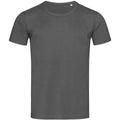 Slate Grey - Front - Stedman Mens Stars Ben Crew Neck Tee