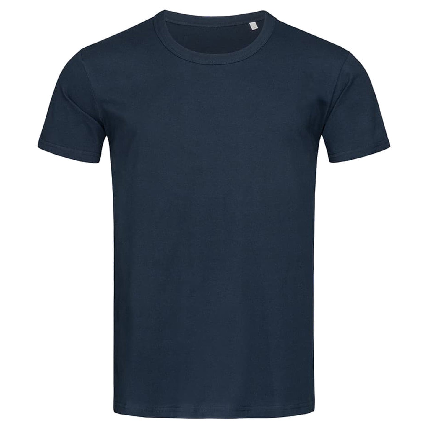 Marina Blue - Front - Stedman Mens Stars Ben Crew Neck Tee