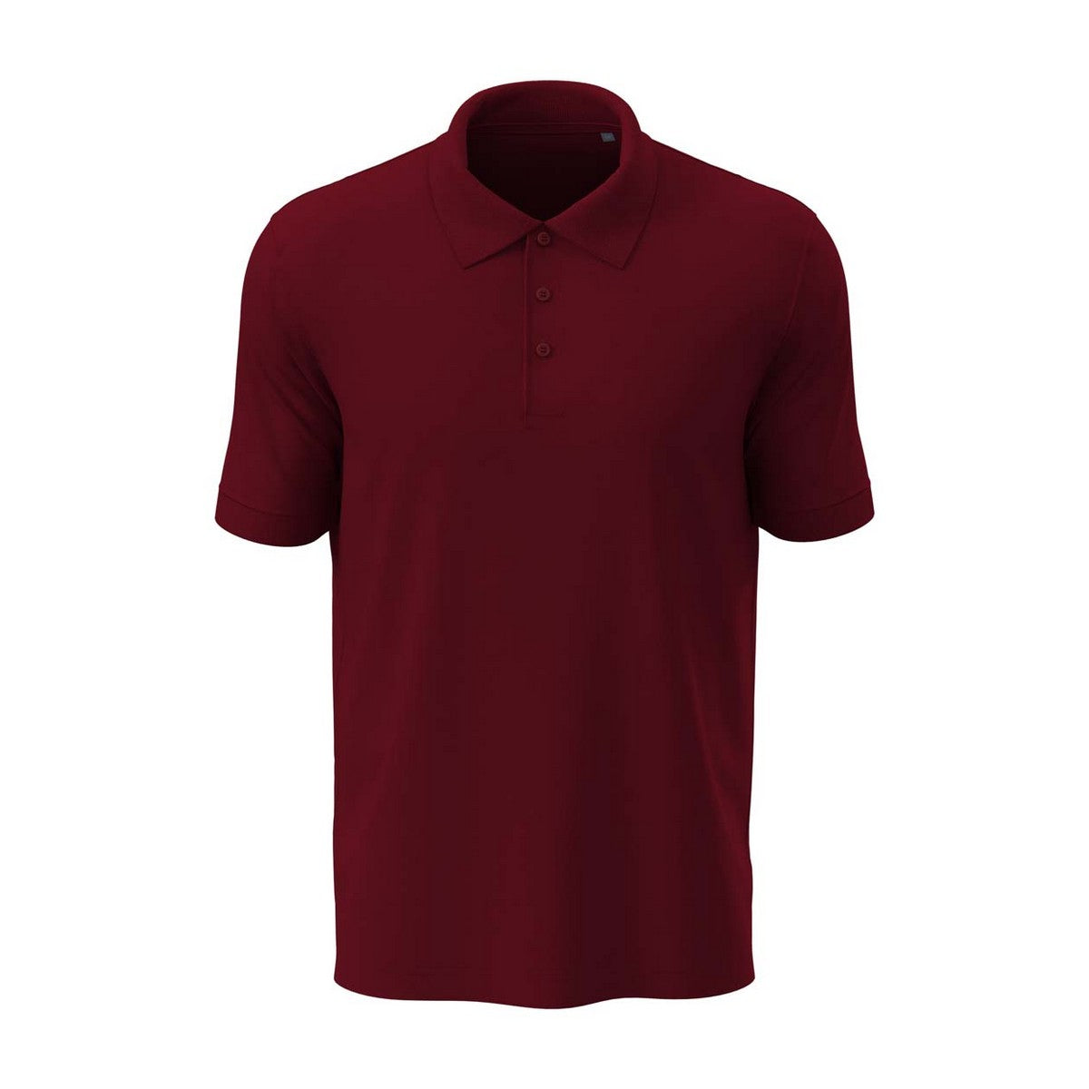Bordeaux - Front - Stedman Stars Mens Harper Cotton Polo