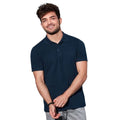 Marina Blue - Back - Stedman Stars Mens Harper Cotton Polo