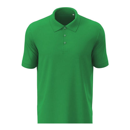 Kelly Green - Front - Stedman Stars Mens Harper Cotton Polo