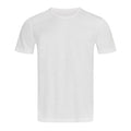 White - Front - Stedman Stars Mens Shawn Slub Crew Neck Tee