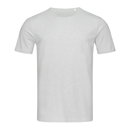 Powder Grey - Front - Stedman Stars Mens Shawn Slub Crew Neck Tee