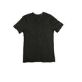 Black Opal - Front - Stedman Mens Shawn V Neck Slub T-Shirt