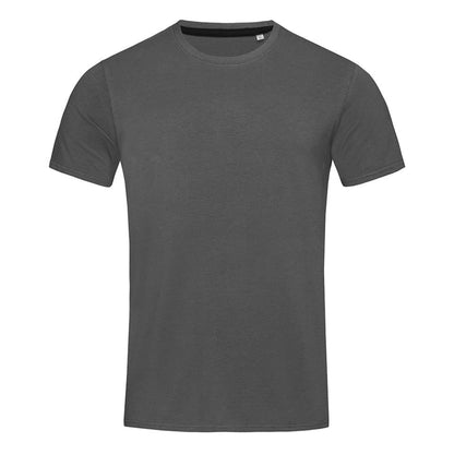 Slate Grey - Front - Stedman Stars Mens Clive Crew Neck Tee