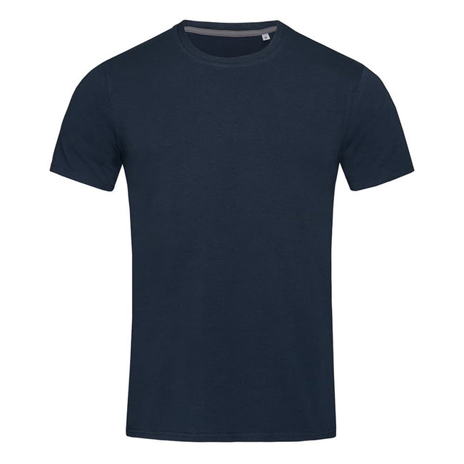 Marina Blue - Front - Stedman Stars Mens Clive Crew Neck Tee