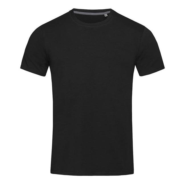 Black Opal - Front - Stedman Stars Mens Clive Crew Neck Tee