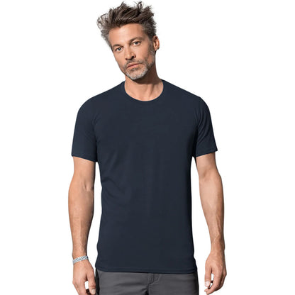 Blue Midnight - Back - Stedman Stars Mens Clive Crew Neck Tee