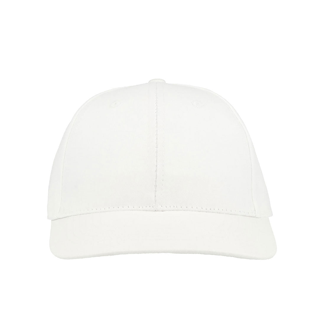 White - Back - Atlantis Start 6 Panel Baseball Cap (Pack of 2)